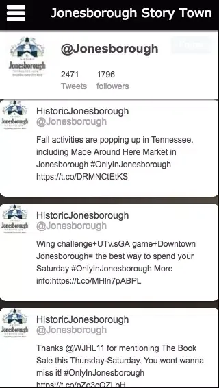 Jonesborough Story Town スクリーンショット