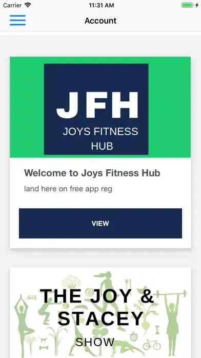 Joys Fitness Hub سکرین شاٹس