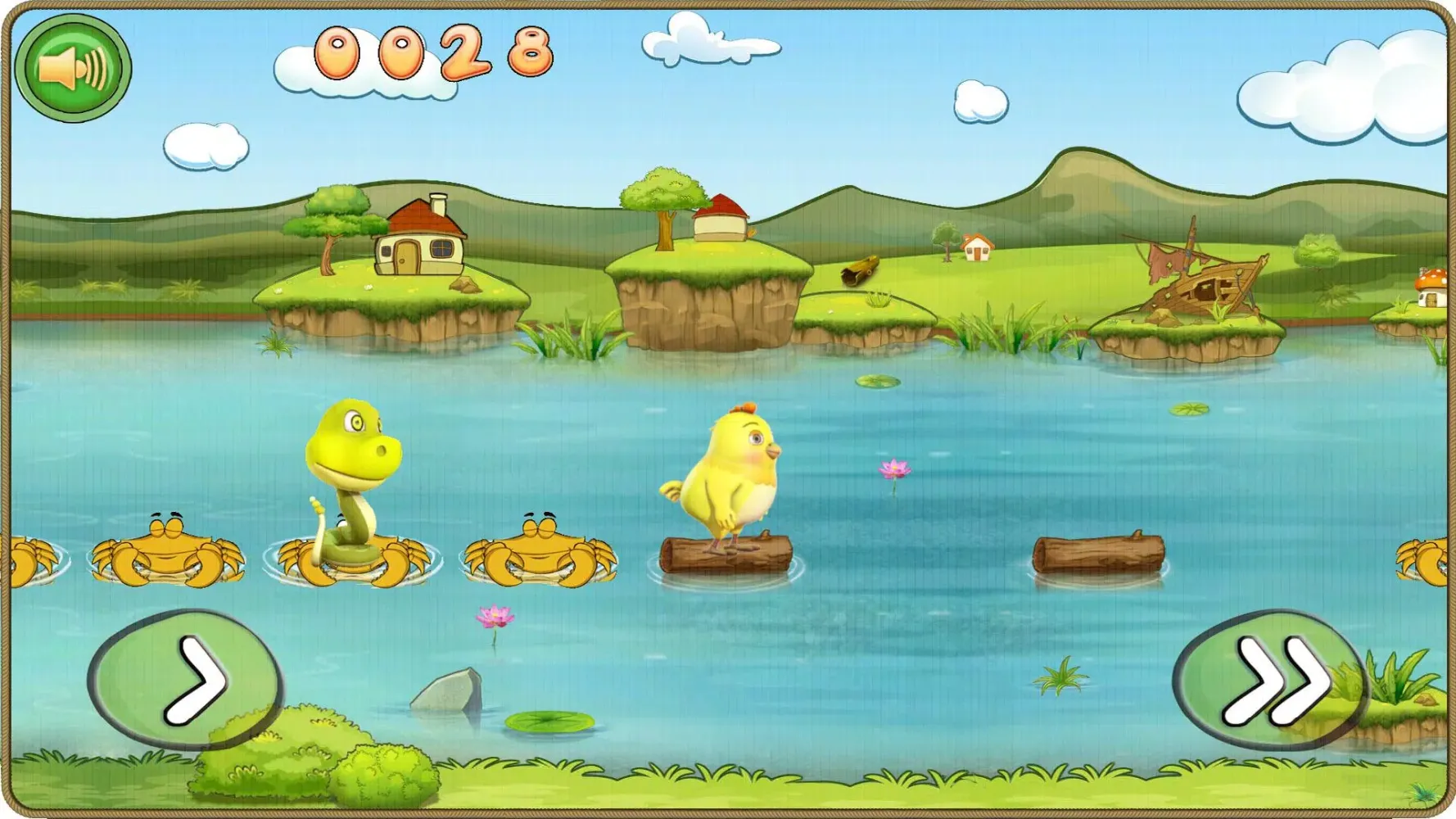 Tangkapan layar chicken jumpstart - free game
