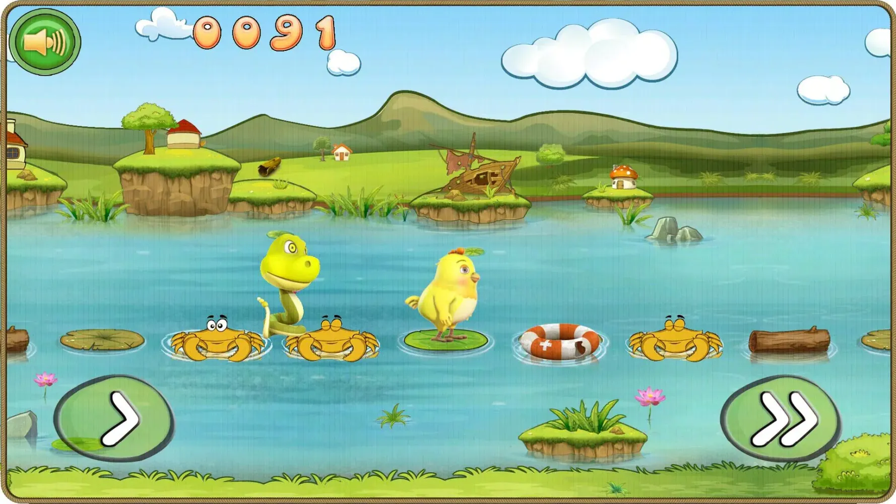 Tangkapan layar chicken jumpstart - free game