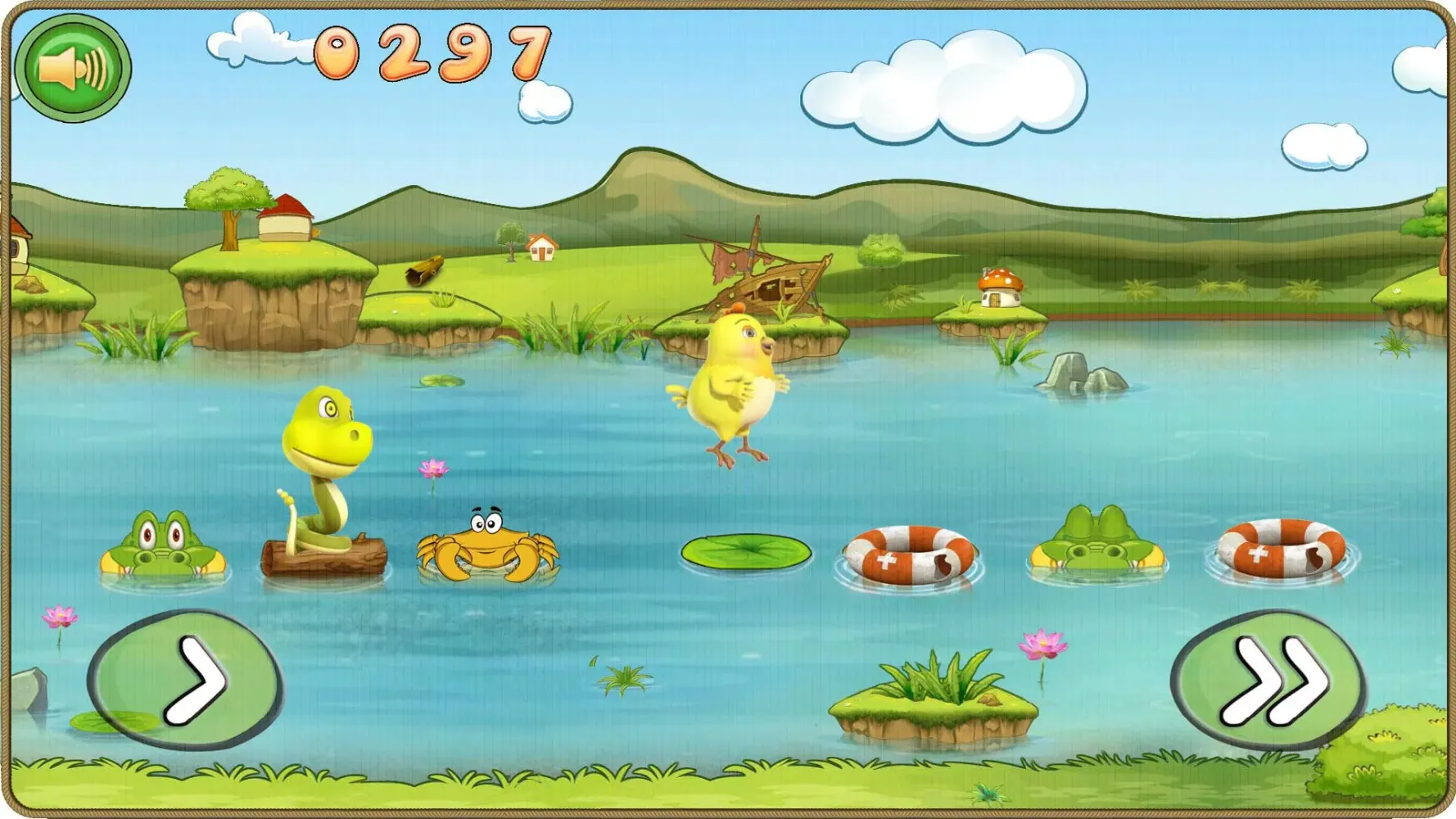 Tangkapan layar chicken jumpstart - free game