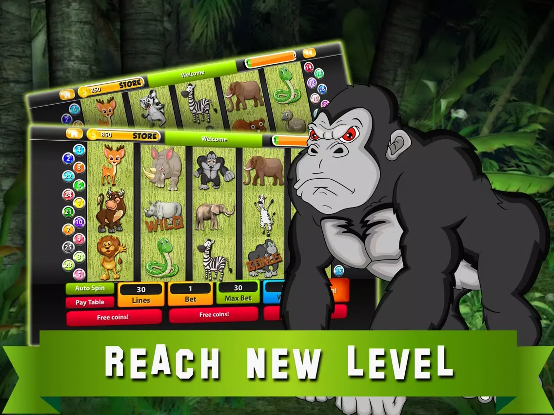 ภาพหน้าจอของ Slot Machines: Book of Mystery Jungle – Play Casino Treasure Tournaments iPad 