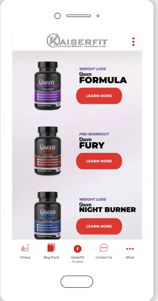 KaiserFit Screenshots