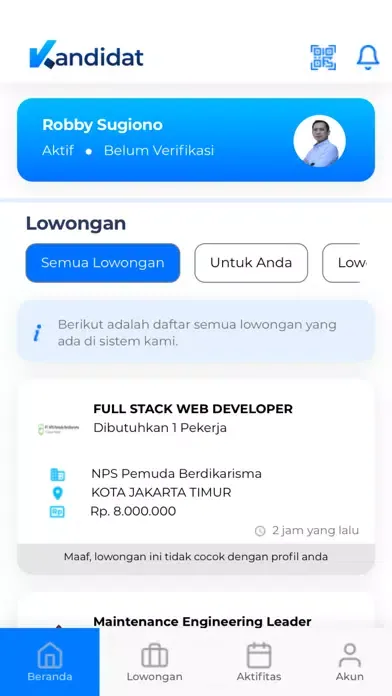 KANDIDAT - Cari Kerja应用截图