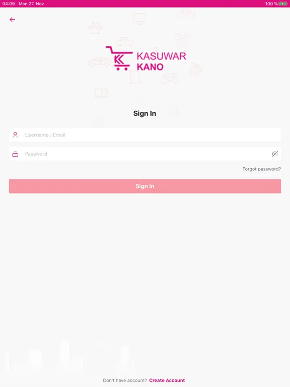 Скриншоты Kasuwar Kano iPad 