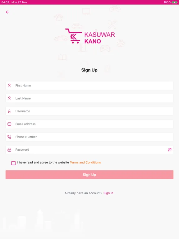 Скриншоты Kasuwar Kano iPad 