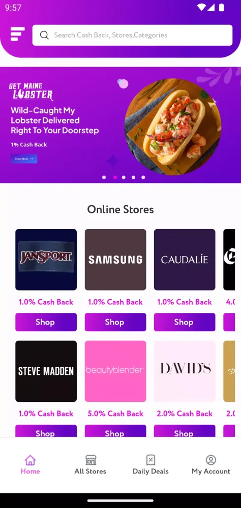 Tangkapan skrin KeiKash App