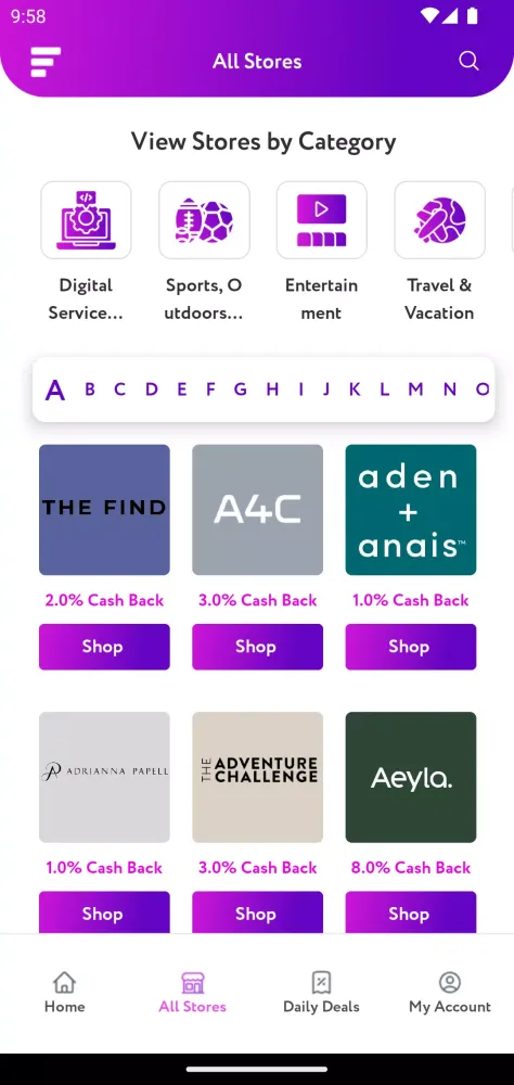 Tangkapan skrin KeiKash App