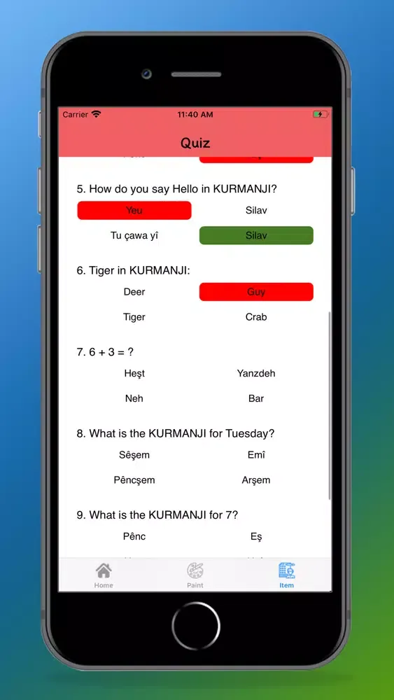 Capturas de pantalla de Kiddo-KURMANJI
