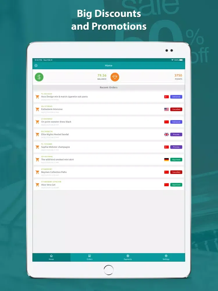 Kreenex - Shopping & Shipping iPad  Screenshots