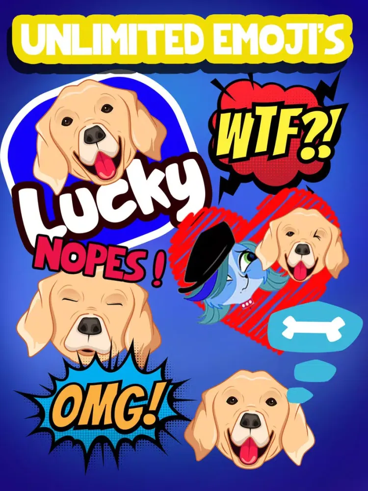 LabMoji - Labrador Retriever Emoji & Stickers+ iPad  스크린샷