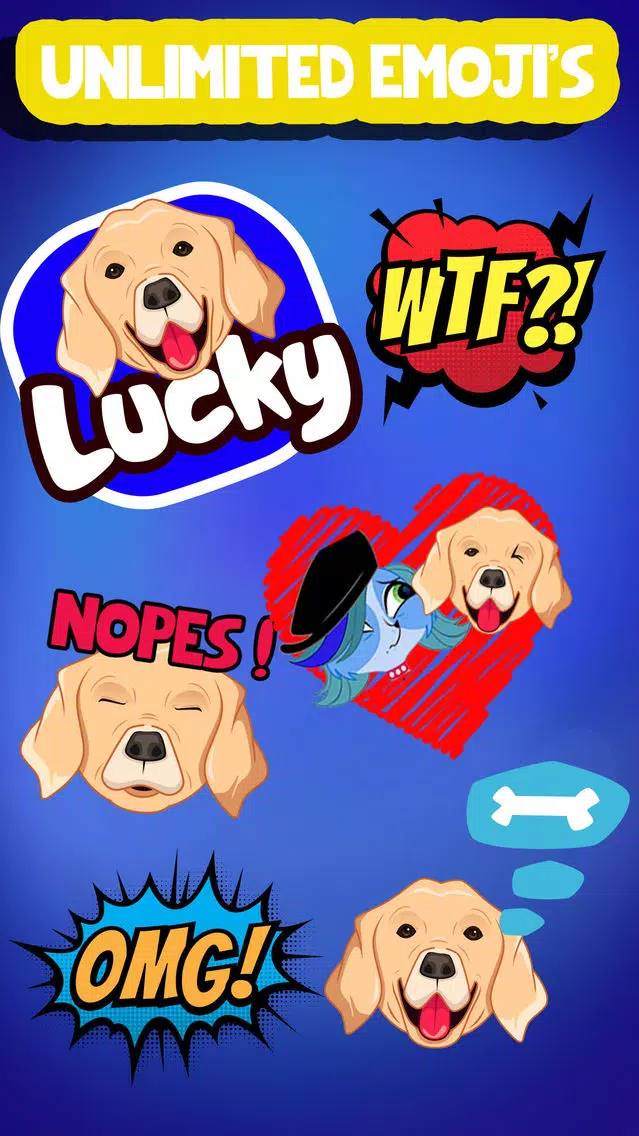 LabMoji - Labrador Retriever Emoji & Stickers+应用截图