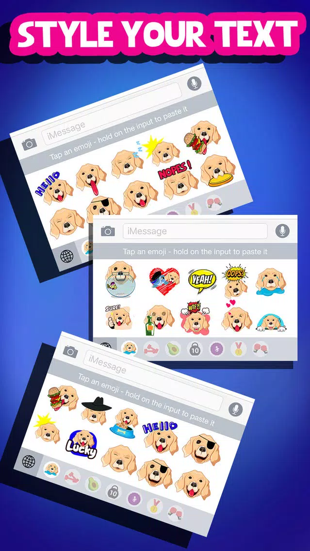 LabMoji - Labrador Retriever Emoji & Stickers+应用截图