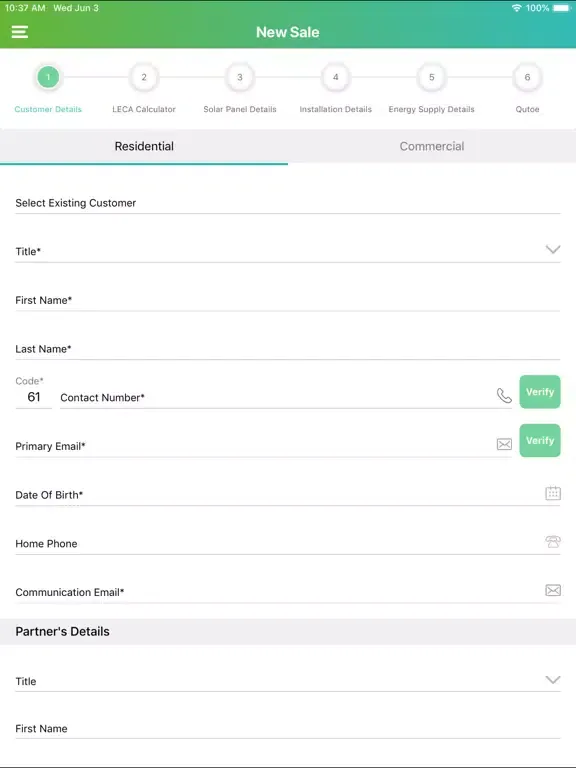 LECA Consultant App iPad  Screenshots