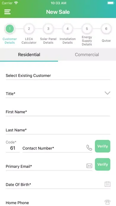 LECA Consultant App Screenshots