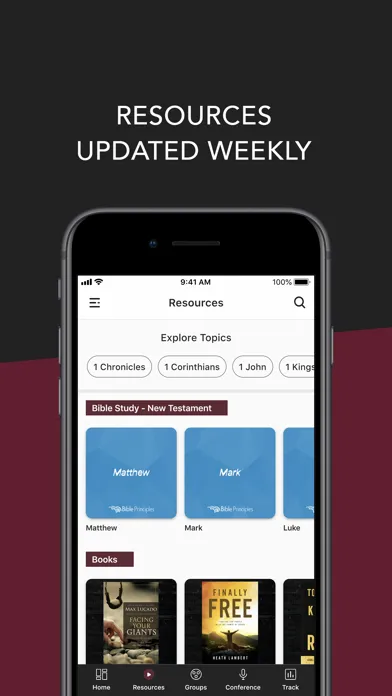 Zrzuty ekranu Legacy Minded Men App