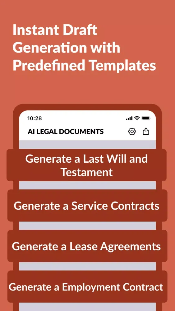 AI Legal Documents Generator应用截图