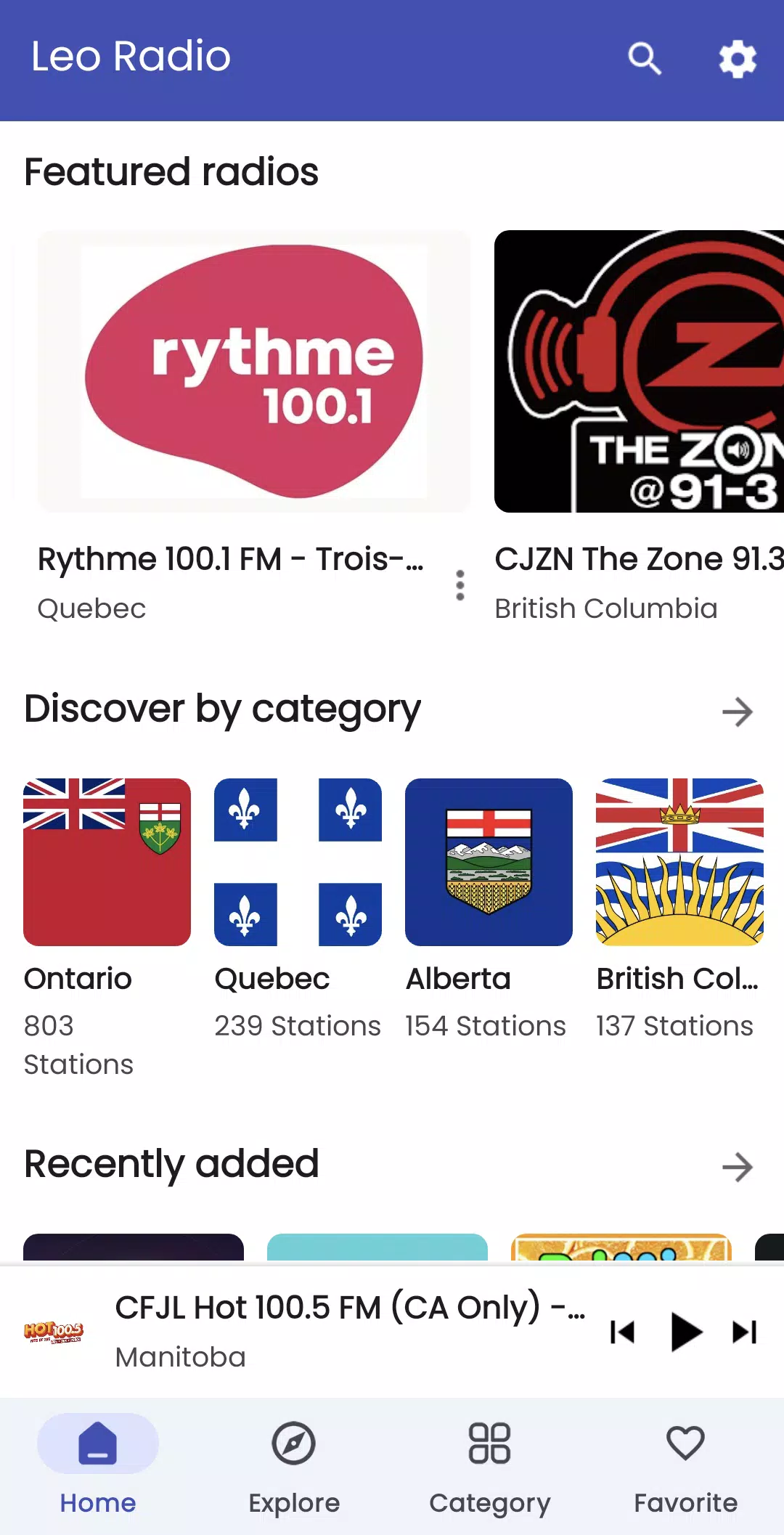 Radio Leo - Radio Canada Screenshots