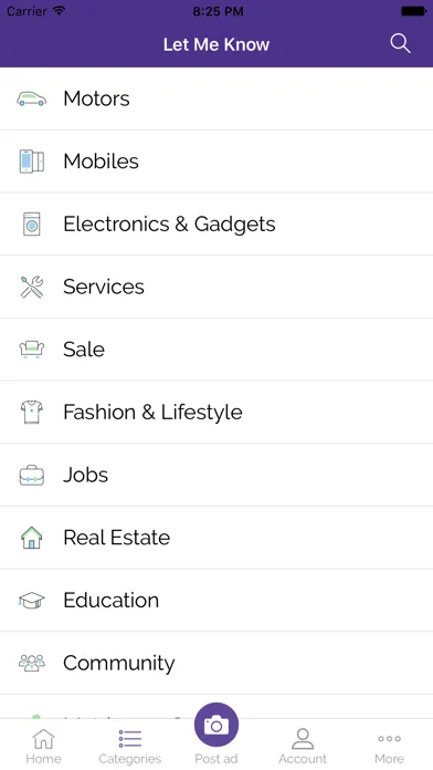 Let Me Know: Classified App سکرین شاٹس