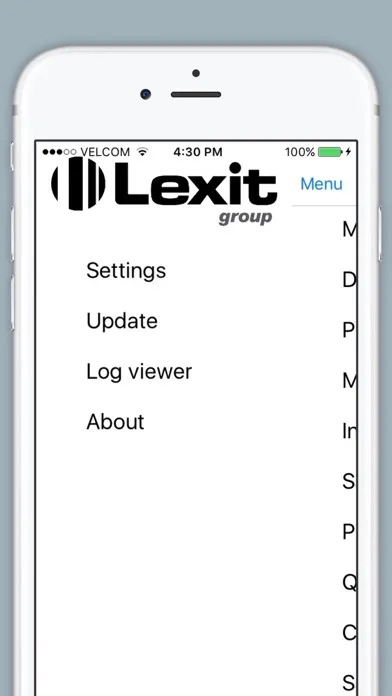 Capturas de tela do LexTalk