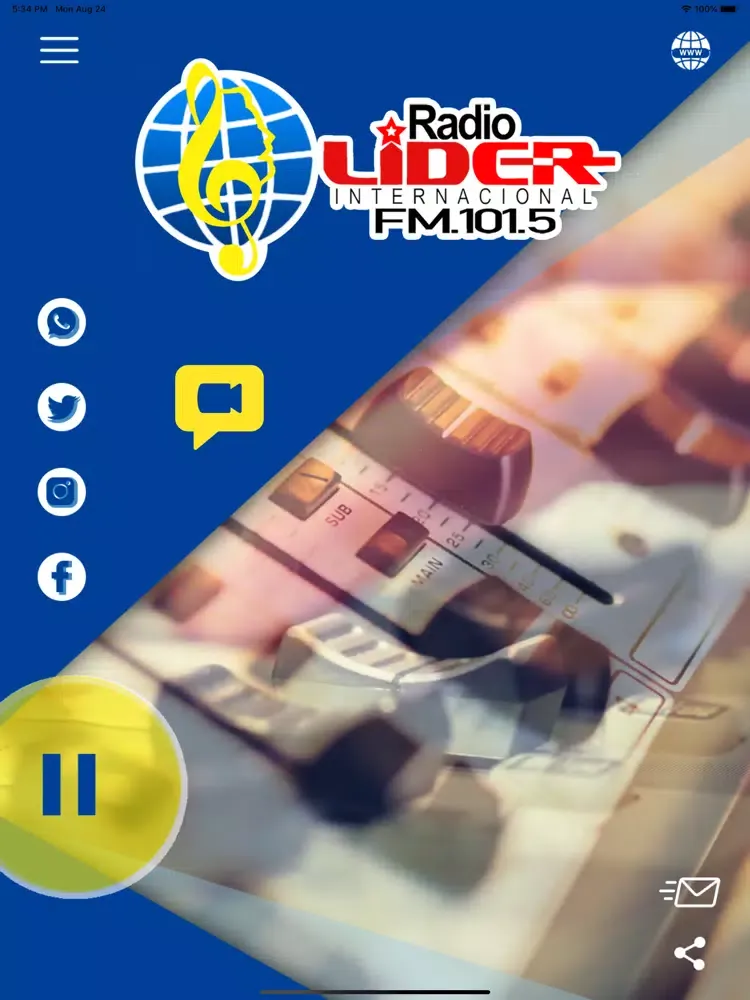 Скриншоты Lider 101.5 FM iPad 