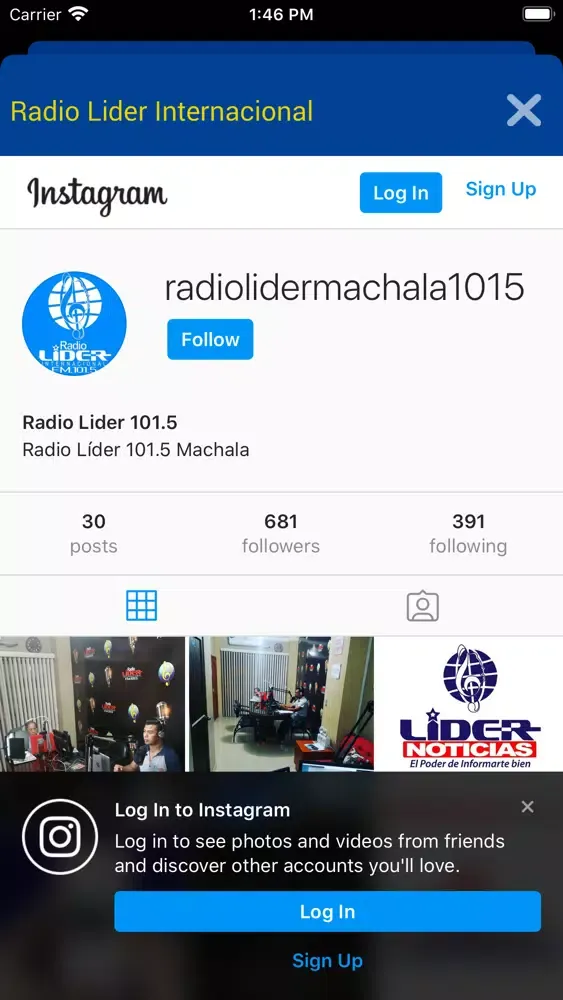 Скриншоты Lider 101.5 FM