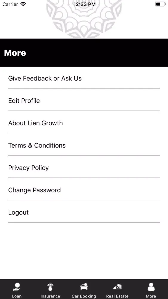 Tangkapan layar Lien Growth