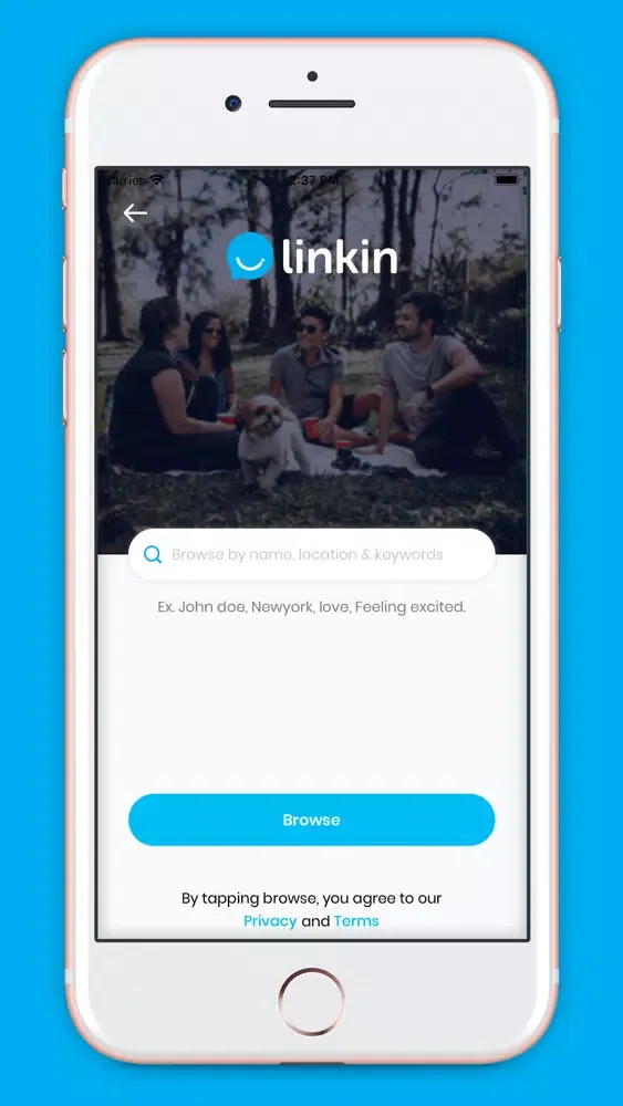 Tangkapan layar LinkIn Chat