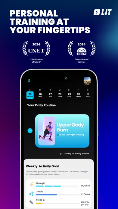 LIT Health Coaching App スクリーンショット