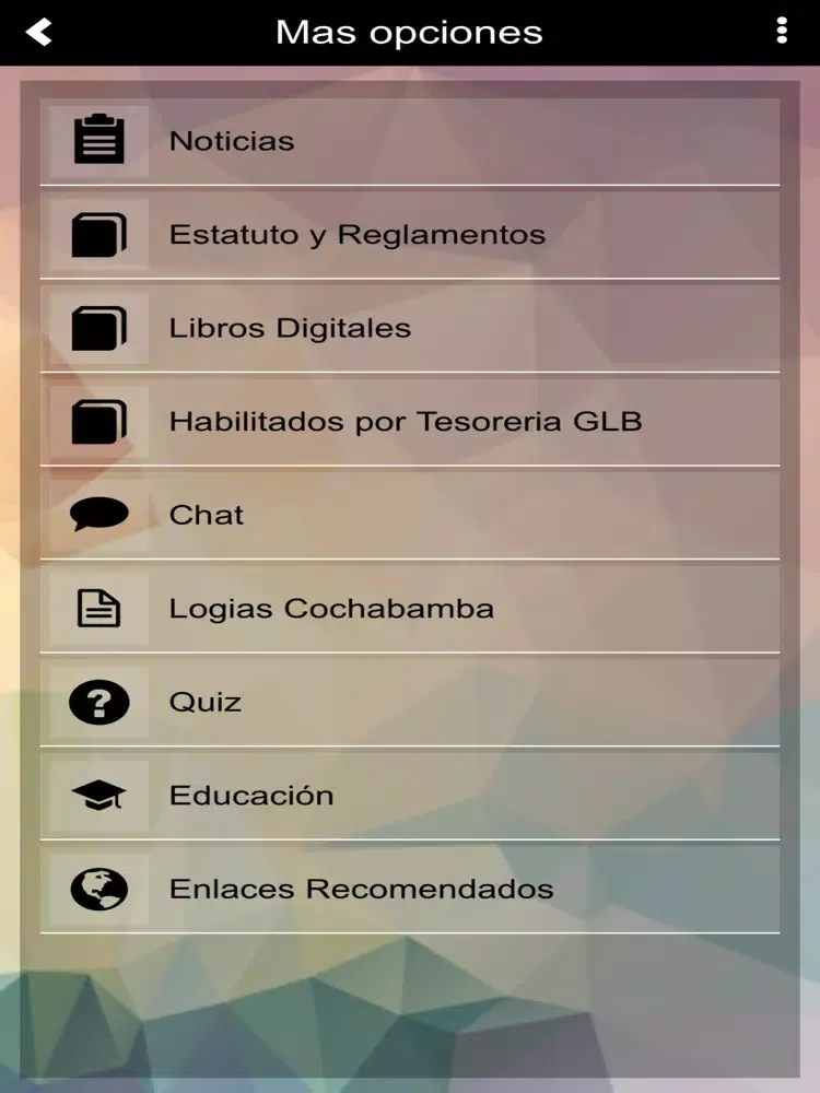 Gran Logia Distrital iPad 应用截图