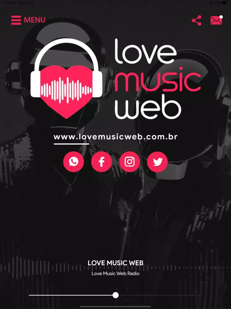 Love Music Web Radio iPad  سکرین شاٹس