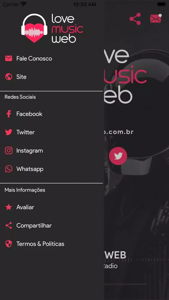 Love Music Web Radio سکرین شاٹس