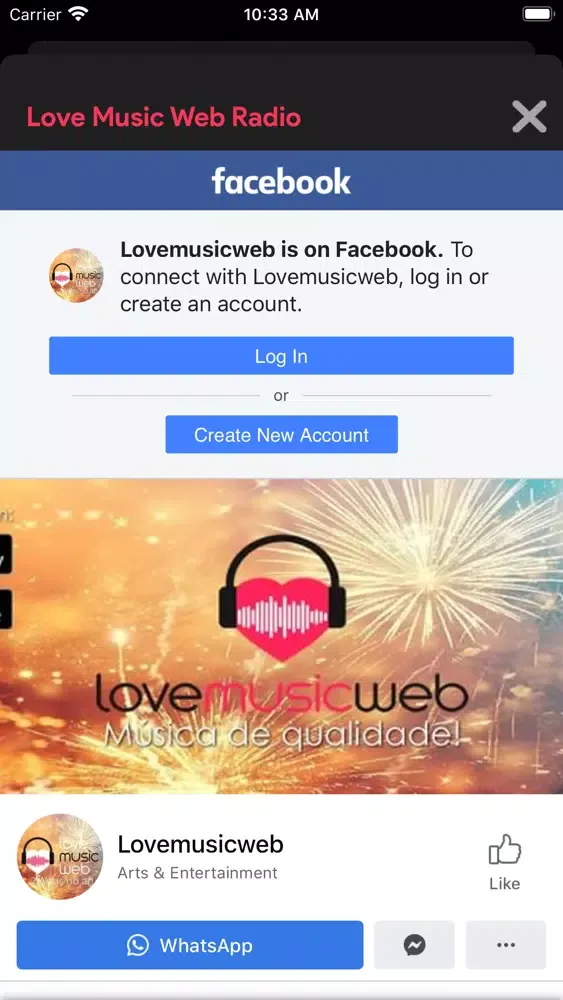Love Music Web Radio سکرین شاٹس