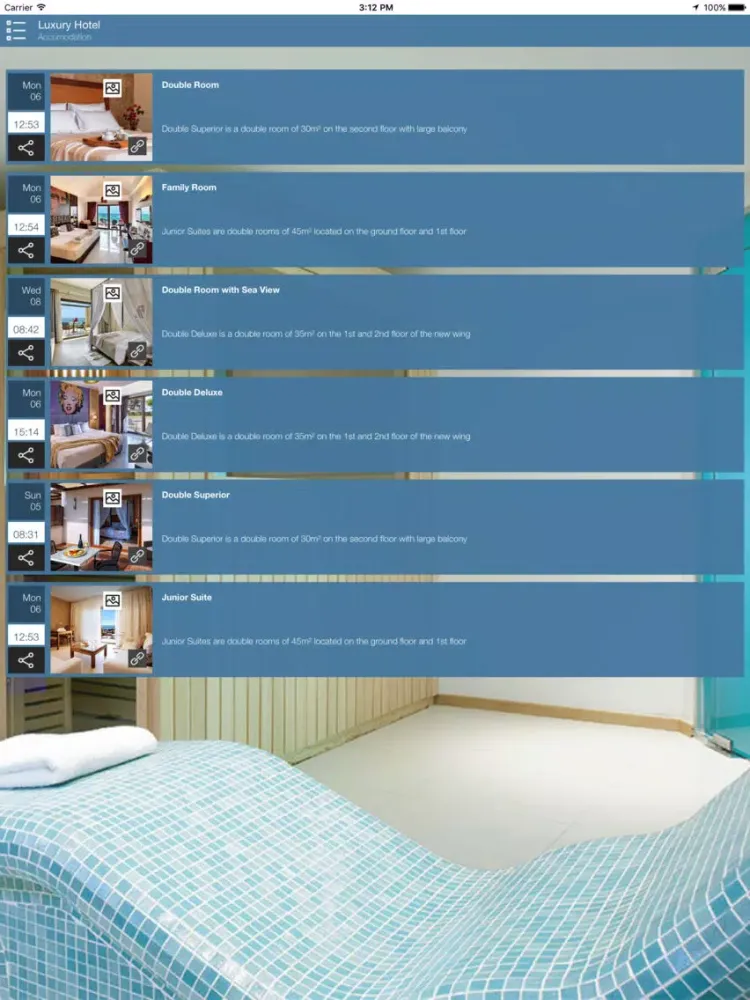 Luxury Hotel iPad  स्क्रीनशॉट