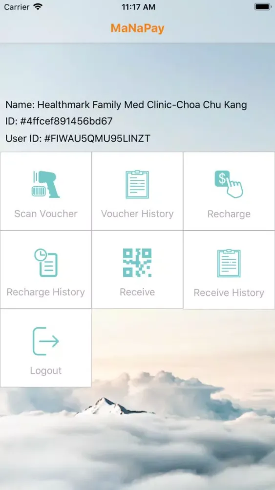 Screenshot di MaNaPay