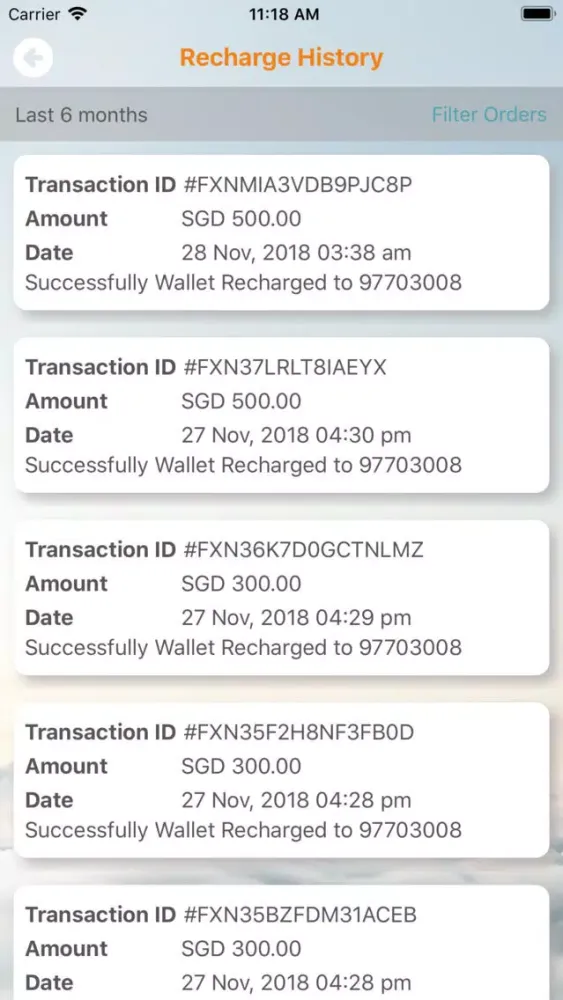 Screenshot di MaNaPay
