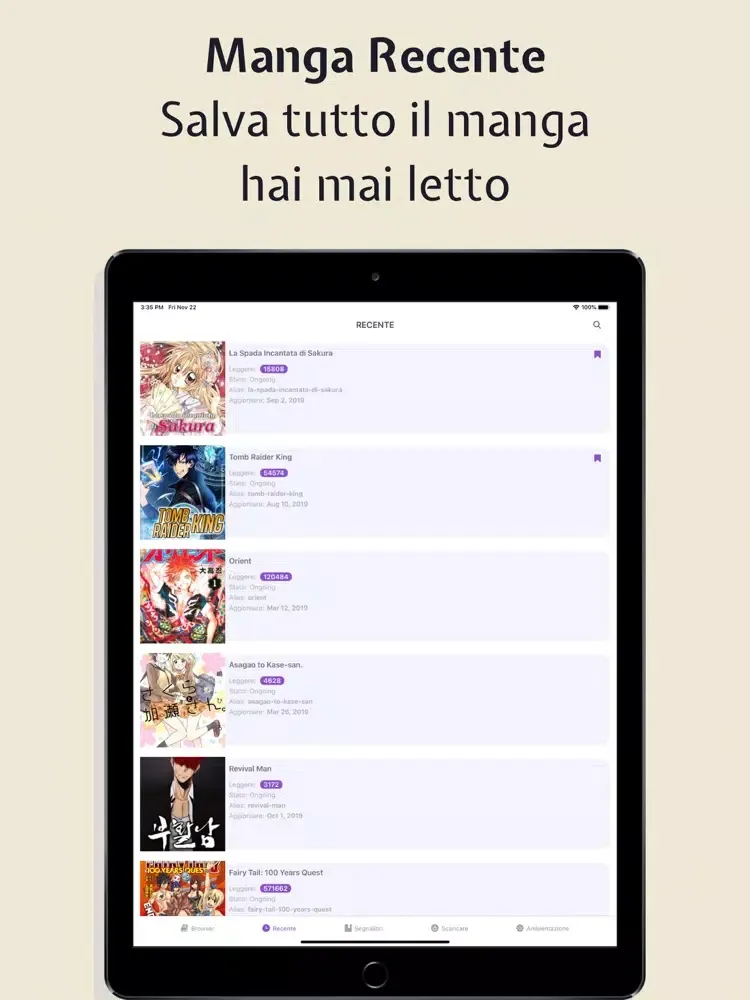 تصاویر MangaY - Best Manga Reader iPad 