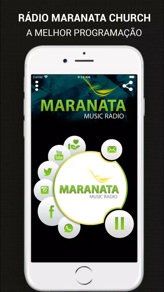 Tangkapan layar Maranata Music Radio