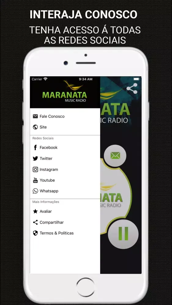 Tangkapan layar Maranata Music Radio