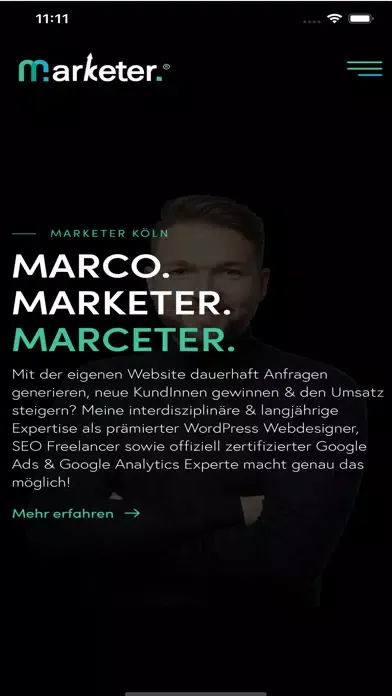 MARCETER: Online Marketer Screenshots