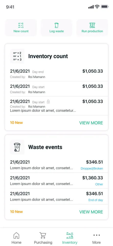 MarketMan Screenshots