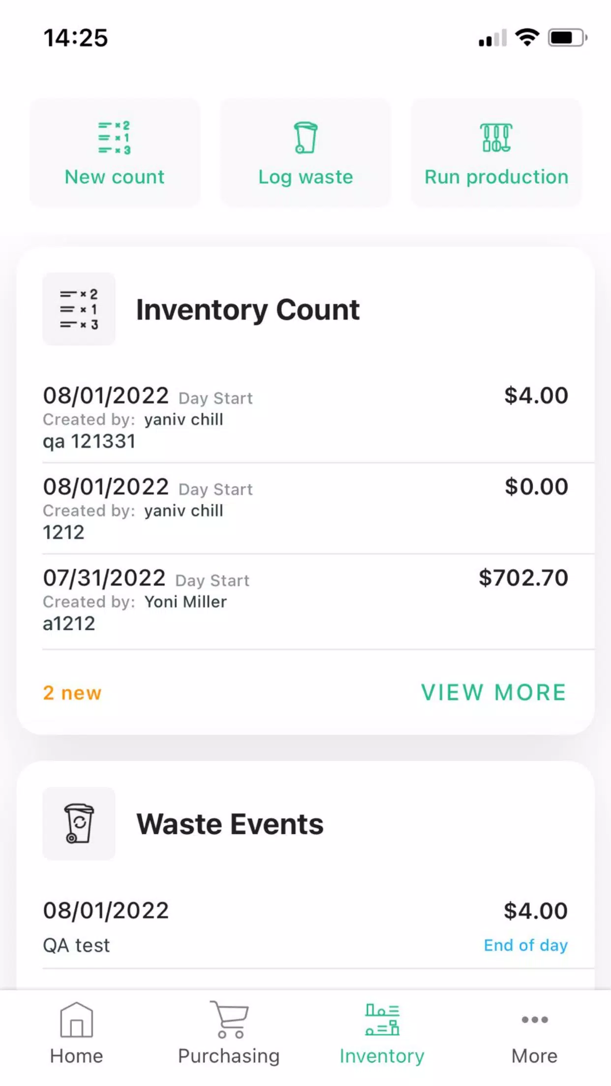 MarketMan Screenshots