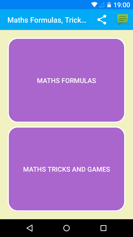 Tangkapan skrin Maths Formulas