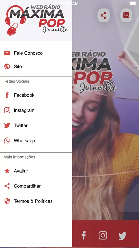 Capturas de tela do Máxima Pop
