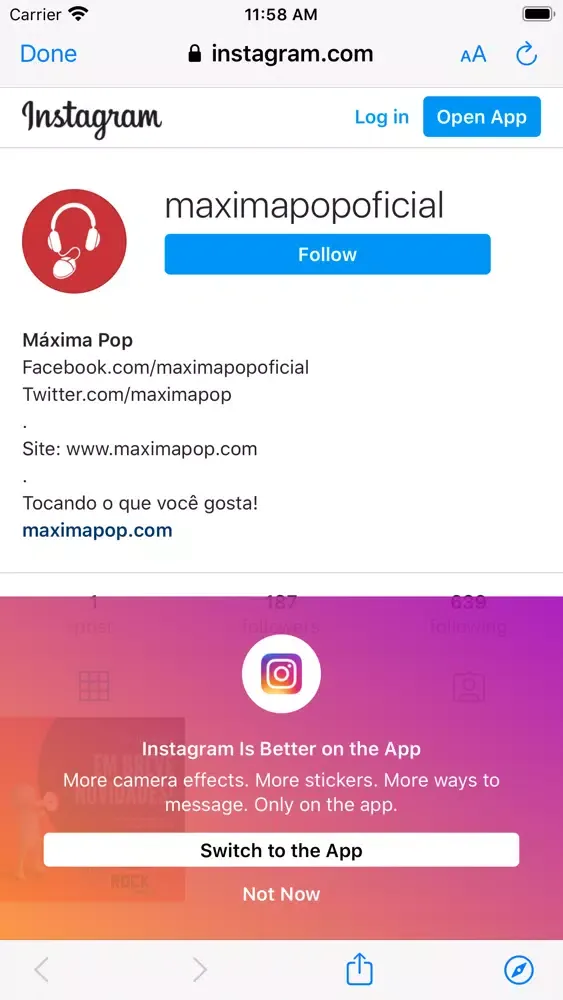 Captures d'écran de Máxima Pop