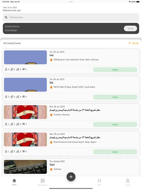 Mazoom Invitations iPad 应用截图