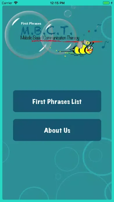 Capturas de tela do MBCT First Phrases