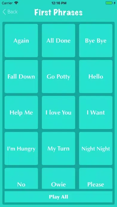 Capturas de tela do MBCT First Phrases