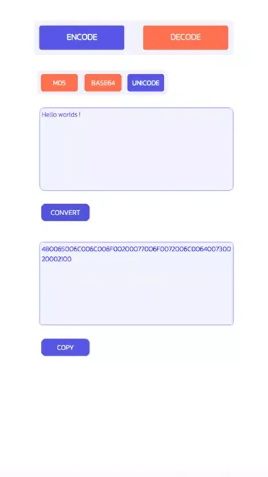 H8 MD5 - BASE64 سکرین شاٹس