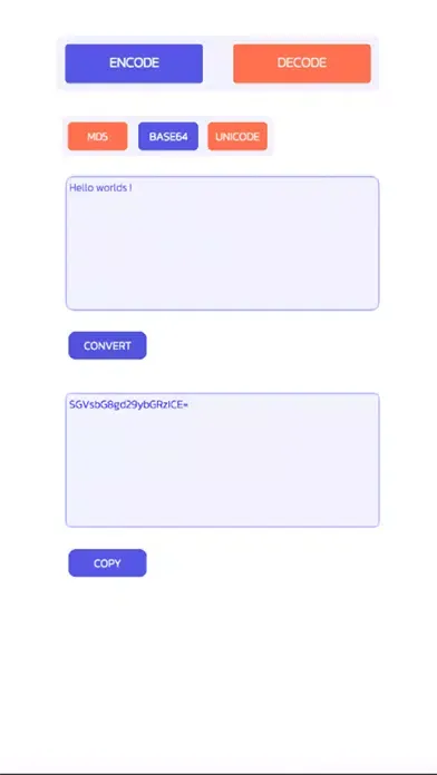 H8 MD5 - BASE64 سکرین شاٹس